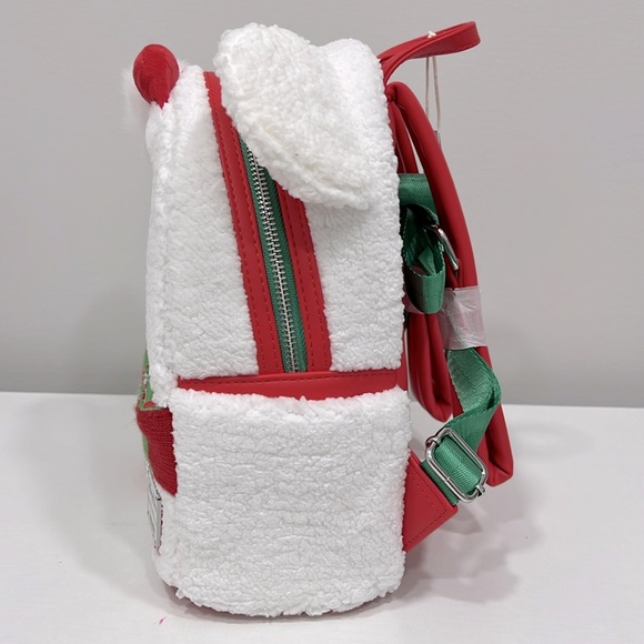 NWT- Mickey Mouse Snowman Holiday Loungefly Mini Backpack - Disney - Picture 6 of 9